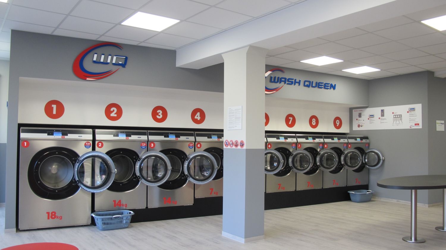 Waschsalon von innen